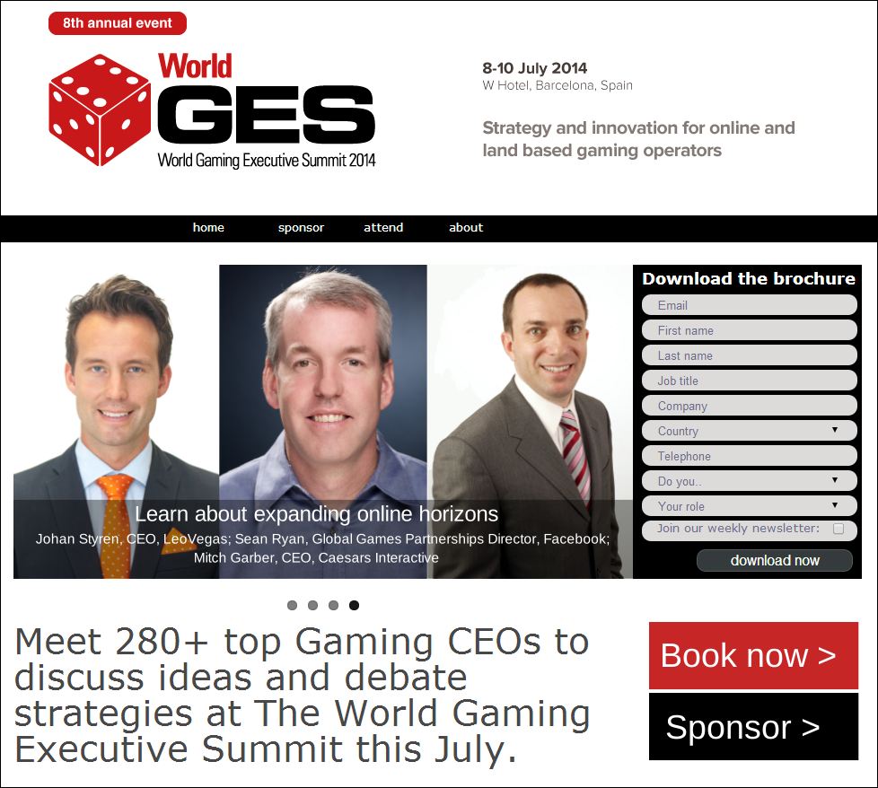 World Gaming Executive Summit -GES 2014-